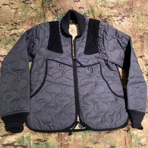 NWOT, Monitaly Quilted Hunting Jacket, SZ 40, Black